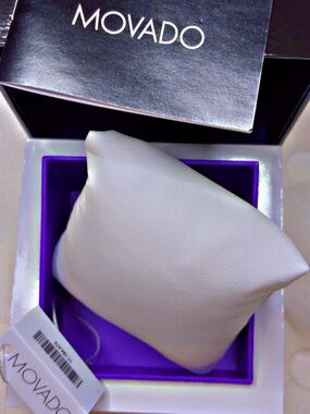 NWT Authentic Movado Bold Watch Box, Pillow, and Booklet